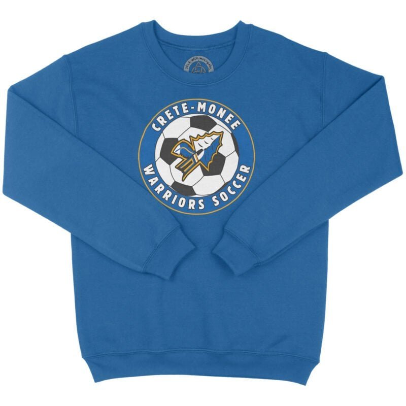 Crete-Monee Warriors Soccer Crew crete-monee warriors soccer tee-cn-royal