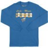 Crete-Monee Warriors Block Long Sleeve royal blue long sleeve shirt with block letter design