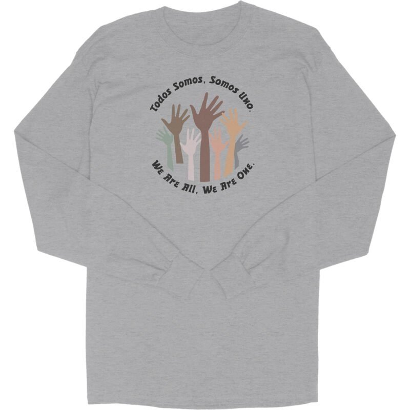 Hispanic Heritage Long Sleeve We Are One 2024 in gray