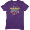 Bold Hispanic Heritage Shirt 2025 in purple with floral design