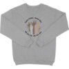 Hispanic Heritage We Are One Crew Gray Crewneck Sweatshirt with Diverse Hands Unity Design