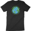 Hispanic Heritage El Mundo Tee Black T-Shirt with Bilingual Earth Design