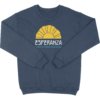 Hispanic Heritage Esperanza Crew Navy Crewneck Sweatshirt with Golden Sun and Hope Message